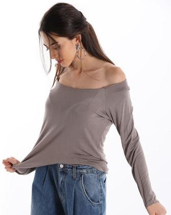 Bluza fara umeri (talia unica (Medium Fit)
