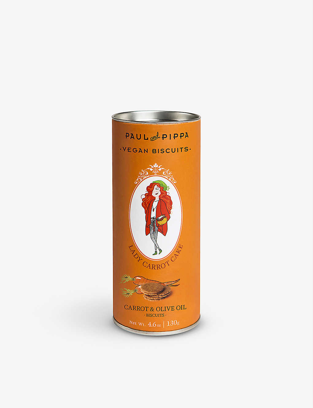 Vegan- Biscuiti cu morcovi, 130g