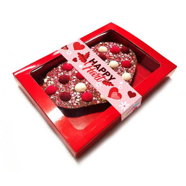 Inima de ciocolata Happy Truffle, 180g