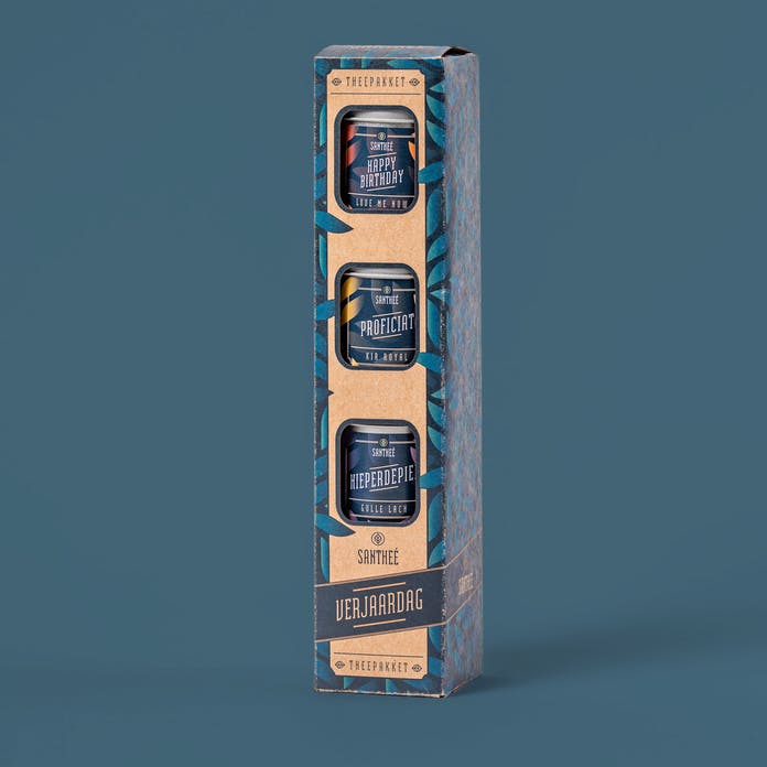 Gift box cu 4 tipuri de ceai gourmet, disponibil in 3 variante, 4x50g