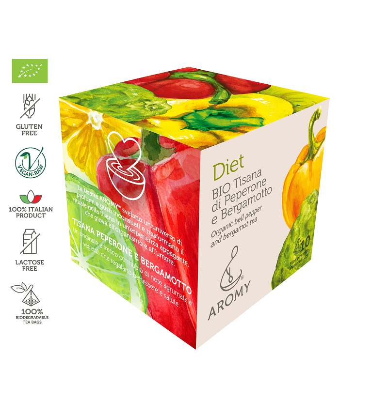 Ceai de ardei gras, bergamota si lamaie- Anticolesterol si vitaminic/ produs Bio