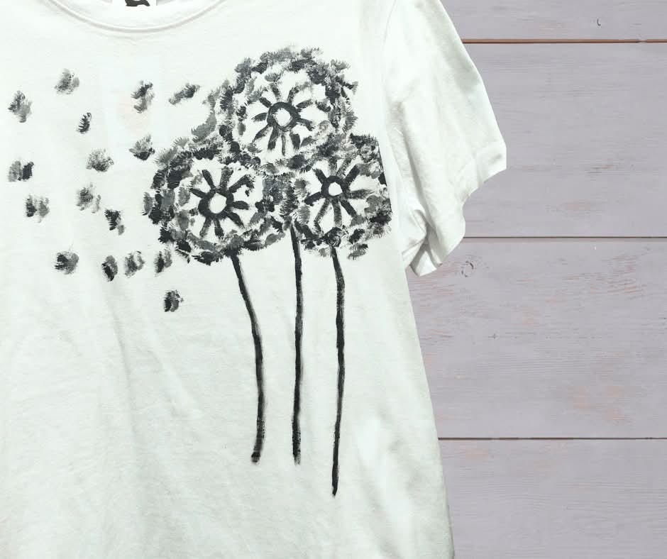 Papadie -Tricou pictat manual