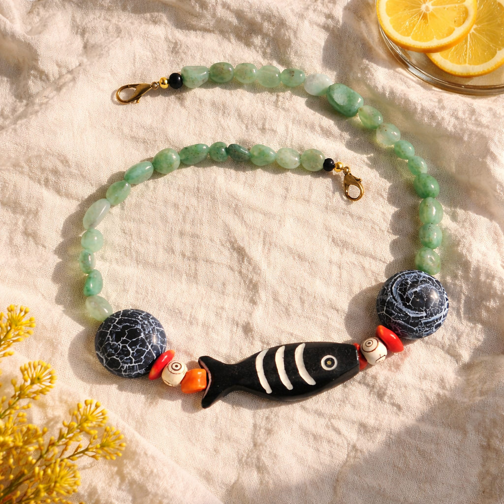 Aventurin, agat cracked, coral si os