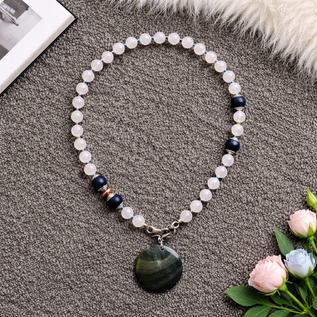 Cuart roz si lapis lazuli