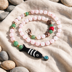 Cuart roz, aventurin, coral si cupru