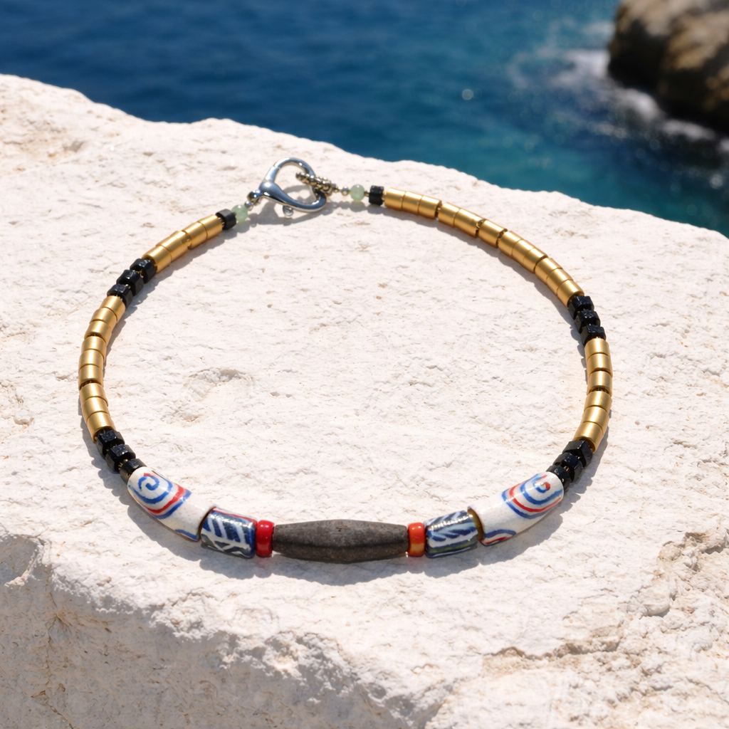 Hematite si goldstone