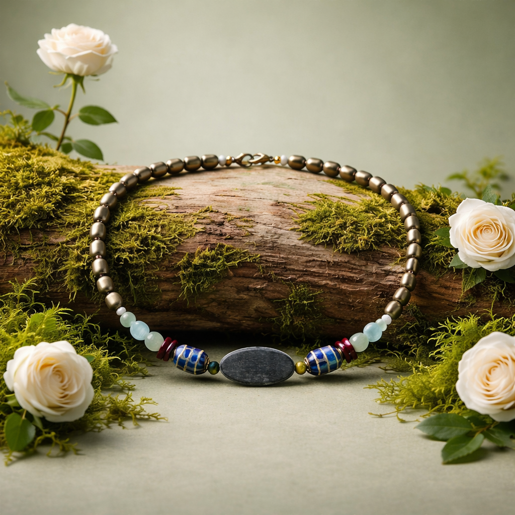 Acvamarin , hematit si coral