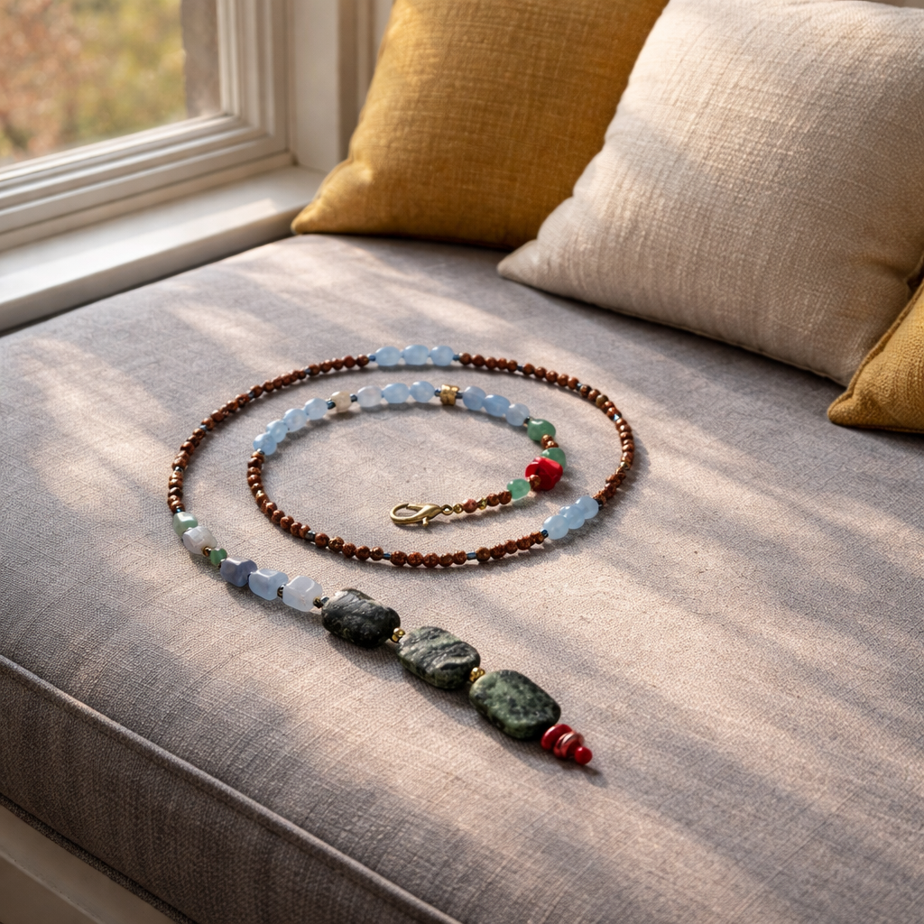 Piatra soarelui, agat, coral si rubin zoisit