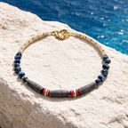 Lapis lazuli, coral sintetic si hematite