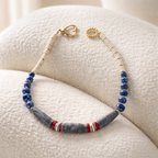 Lapis lazuli, coral sintetic si hematite