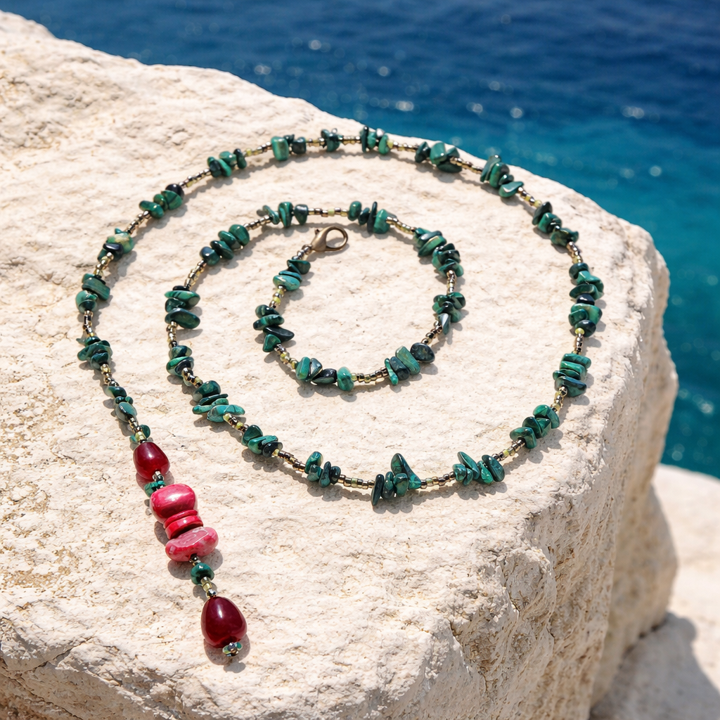 Coral si malachite
