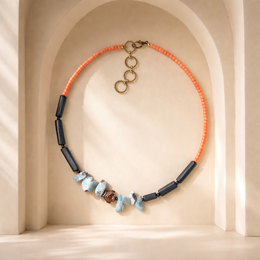 Coral, sunghit si larimar