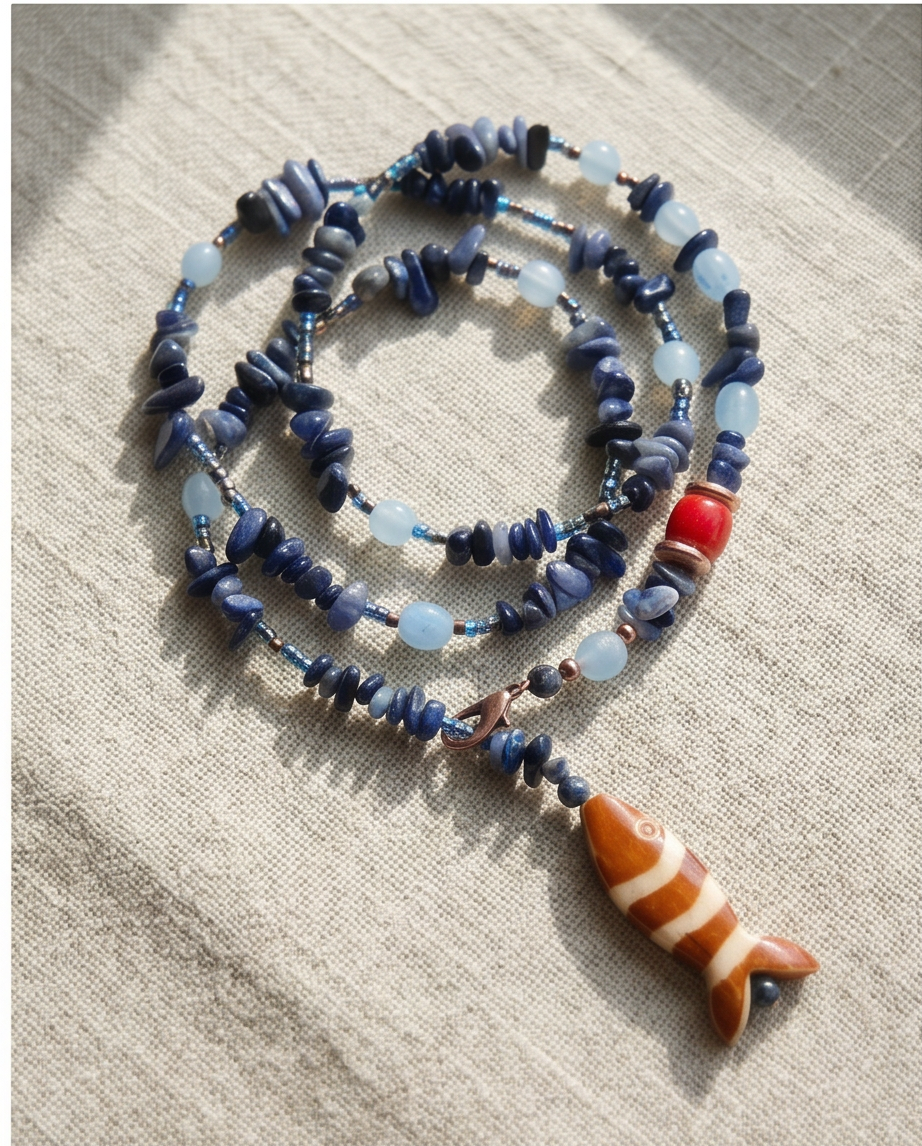 Lapis lazuli si coral