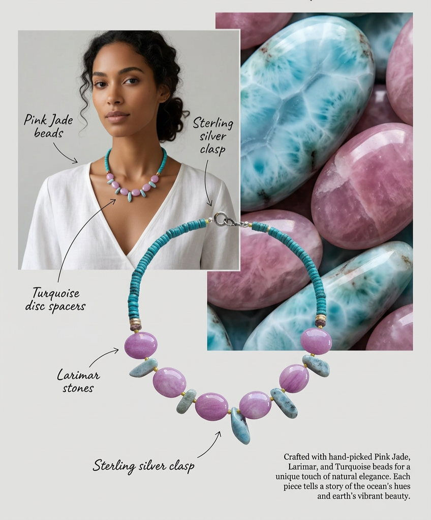 Turcoaze, larimar, jad si margele Myiuki