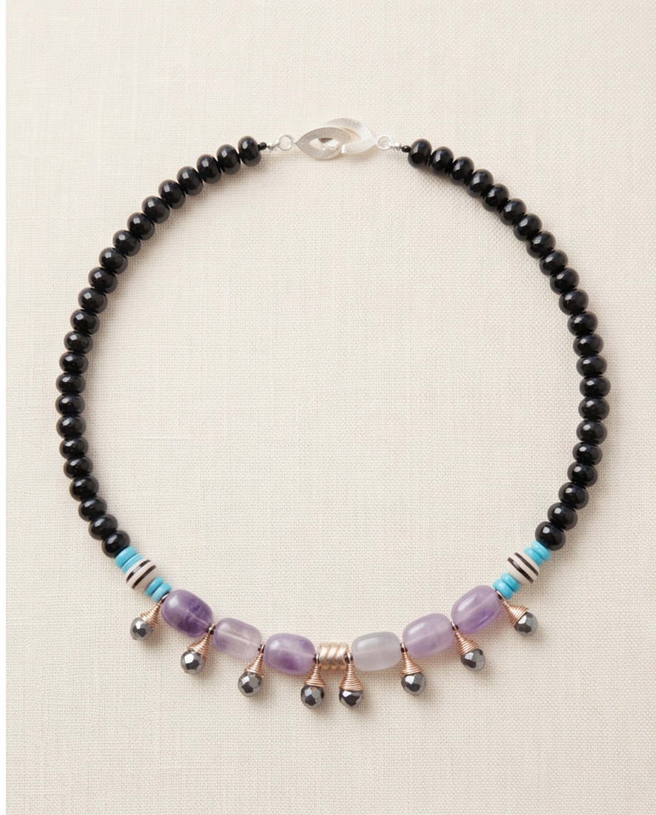 Onix, fosfoderit,hematite si turcoaz