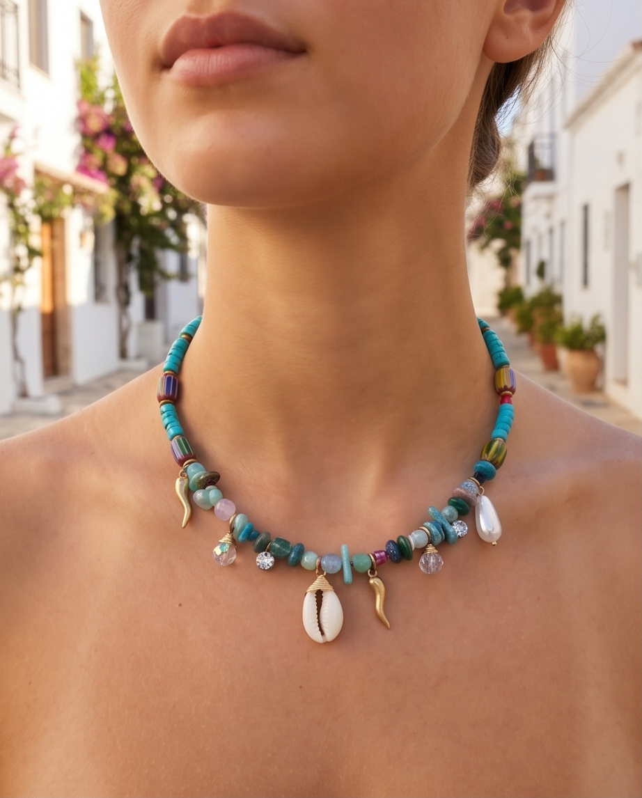 Turcoaze naturale, hematite si mix de pietre