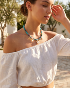 Turcoaze naturale, hematite si mix de pietre