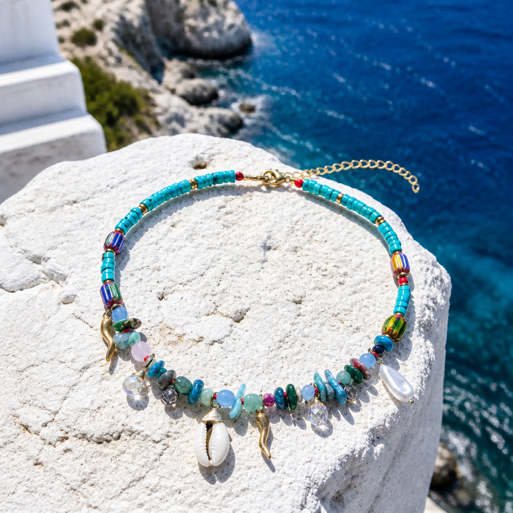 Turcoaze naturale, hematite si mix de pietre