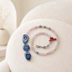 Ametist lavanda, hematite, lapis si coral