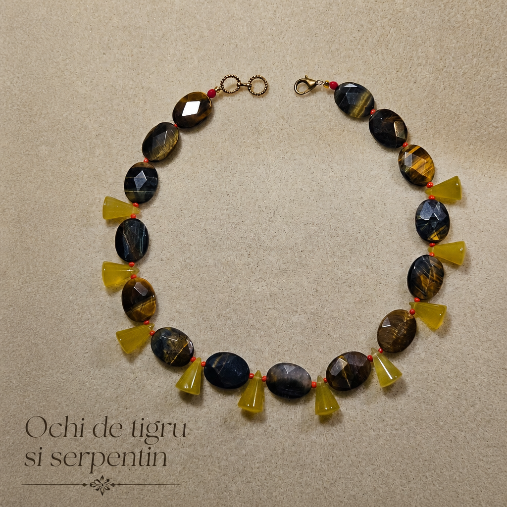 Ochi de tigru si serpentin