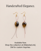 Cercei cu ochi de tigru