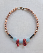 Hematite, angelit si coral
