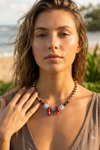 Hematite, angelit si coral