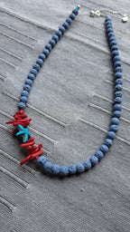 Lava stone and coral