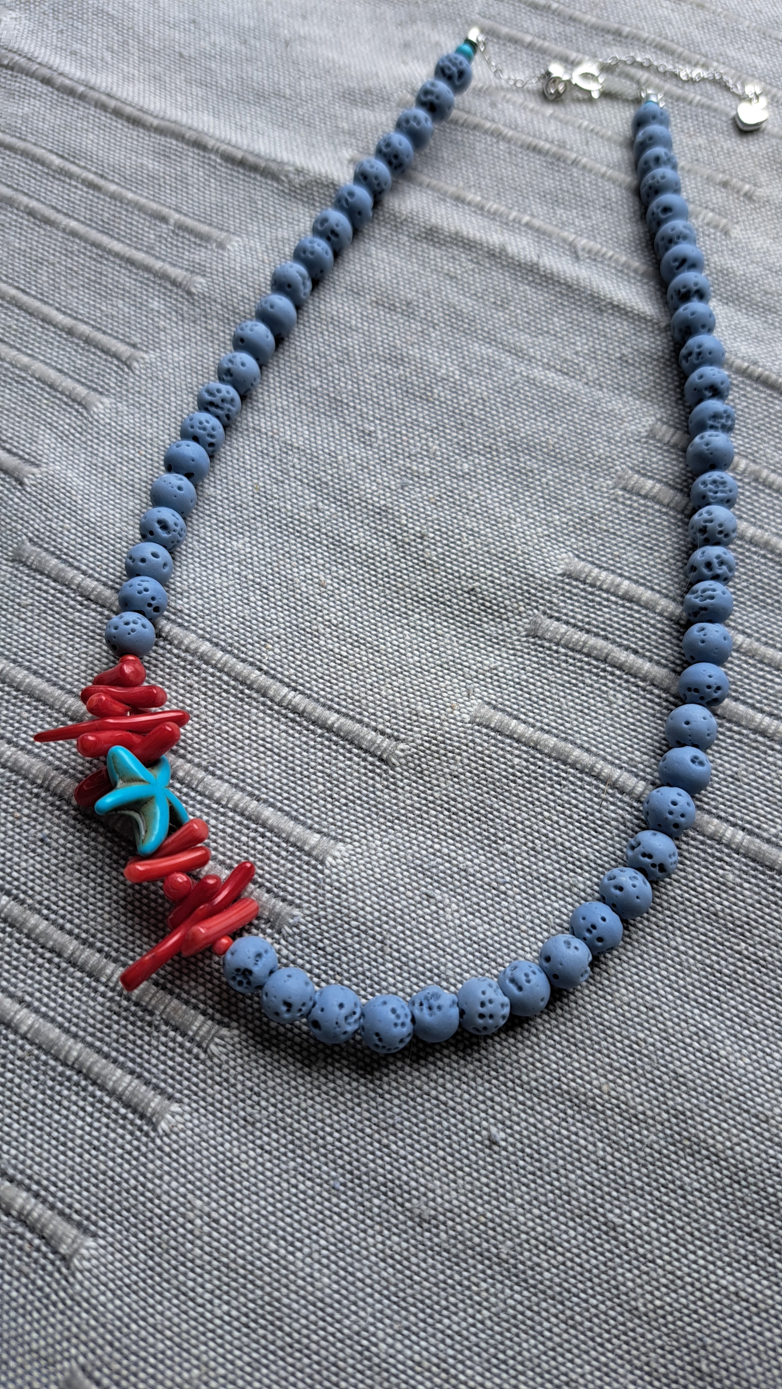 Lava stone and coral