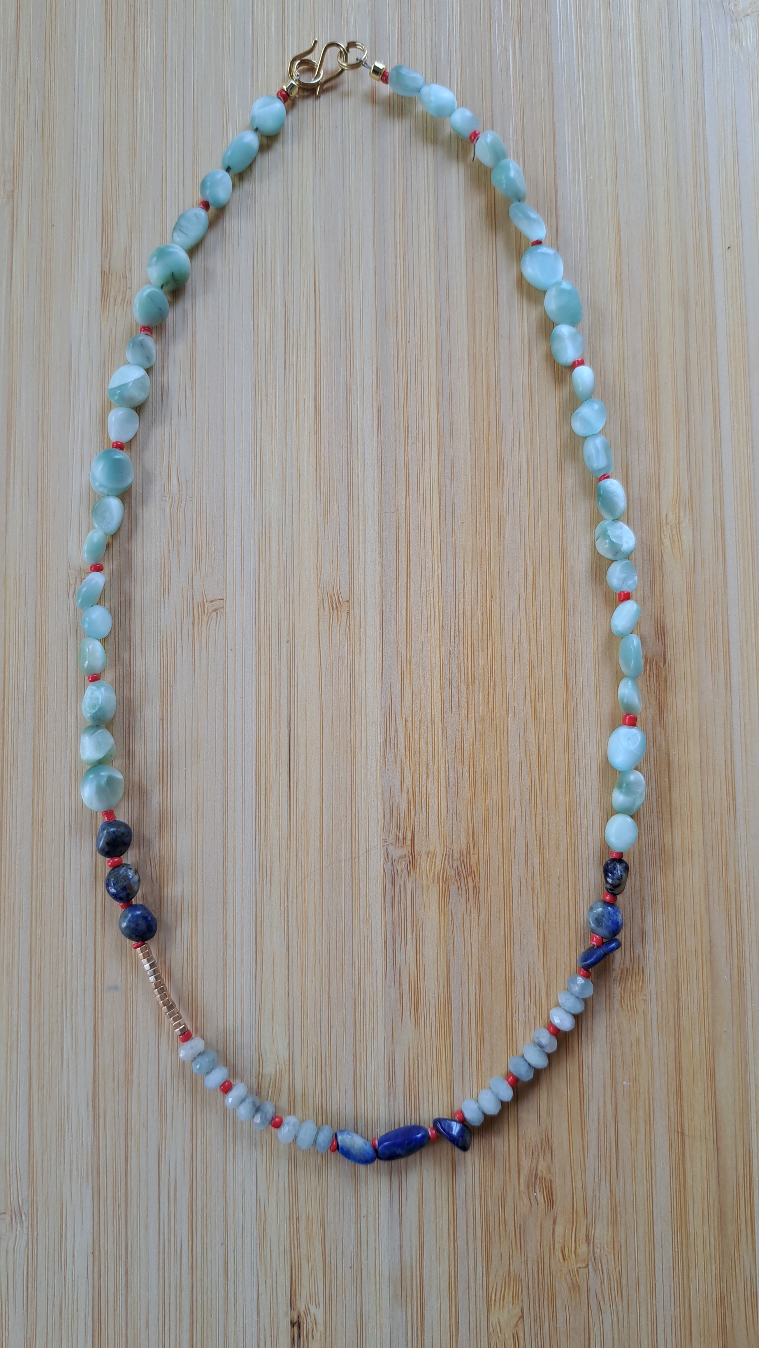 Larimar and lapis