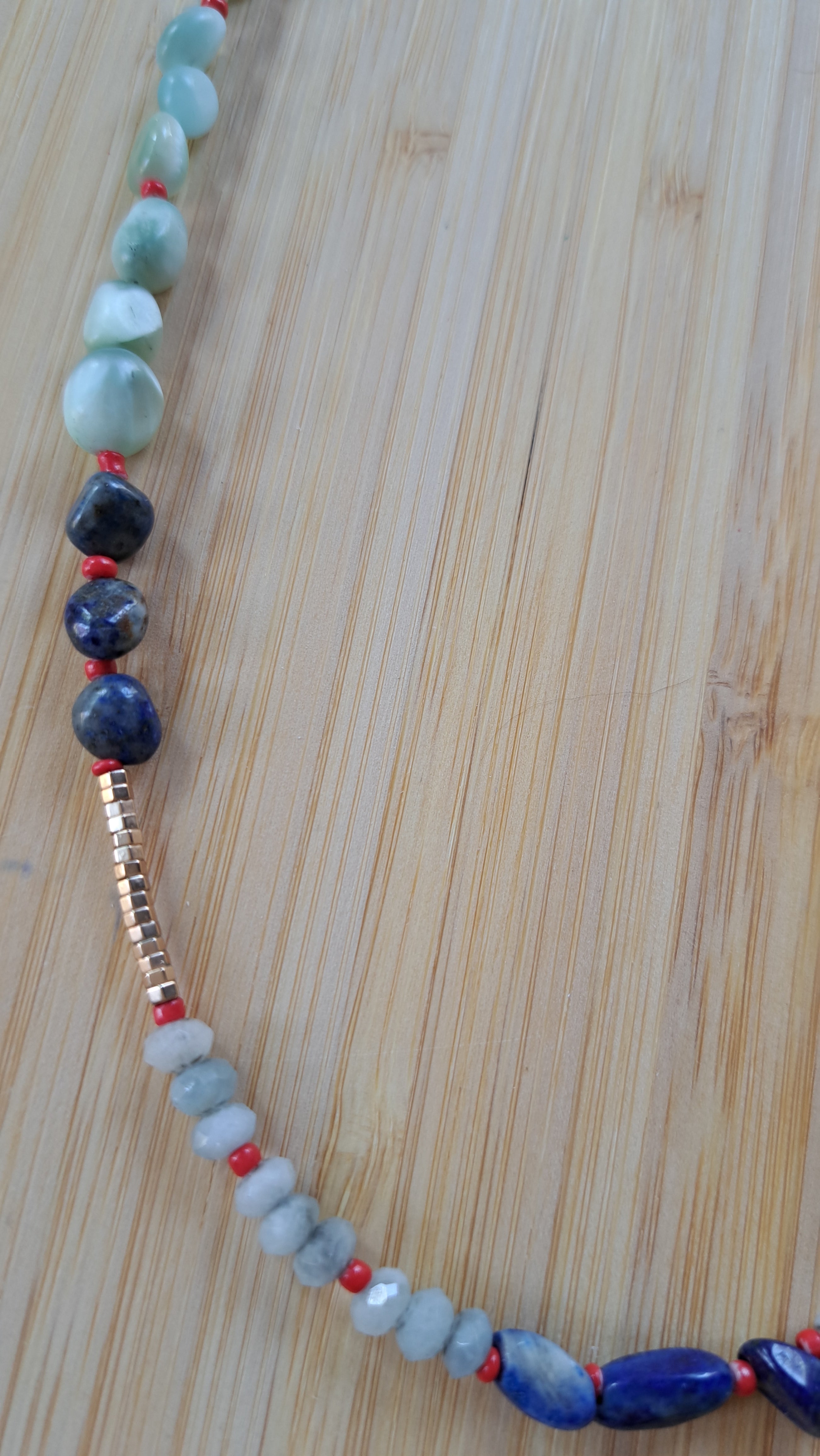 Larimar and lapis