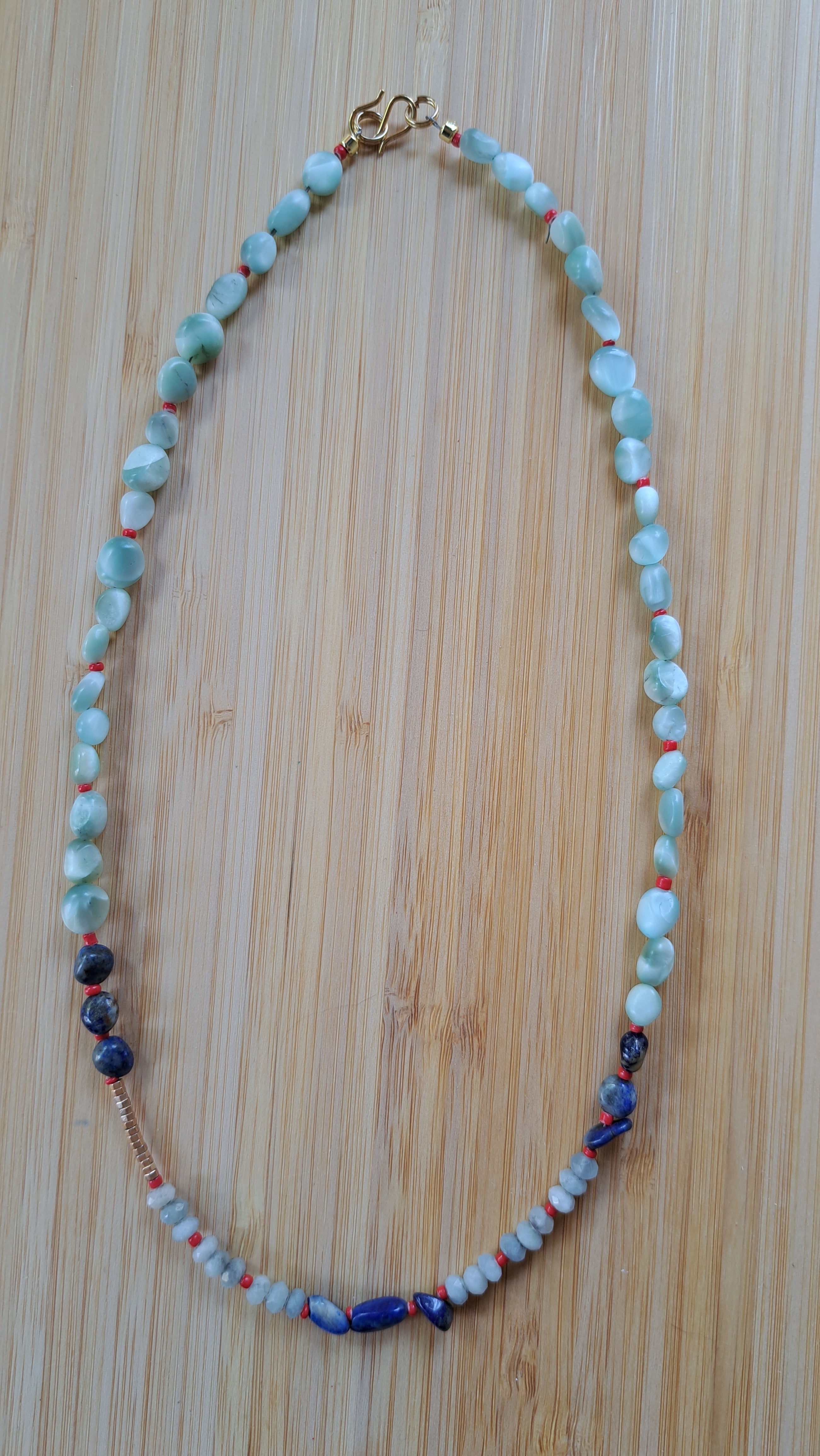 Larimar and lapis