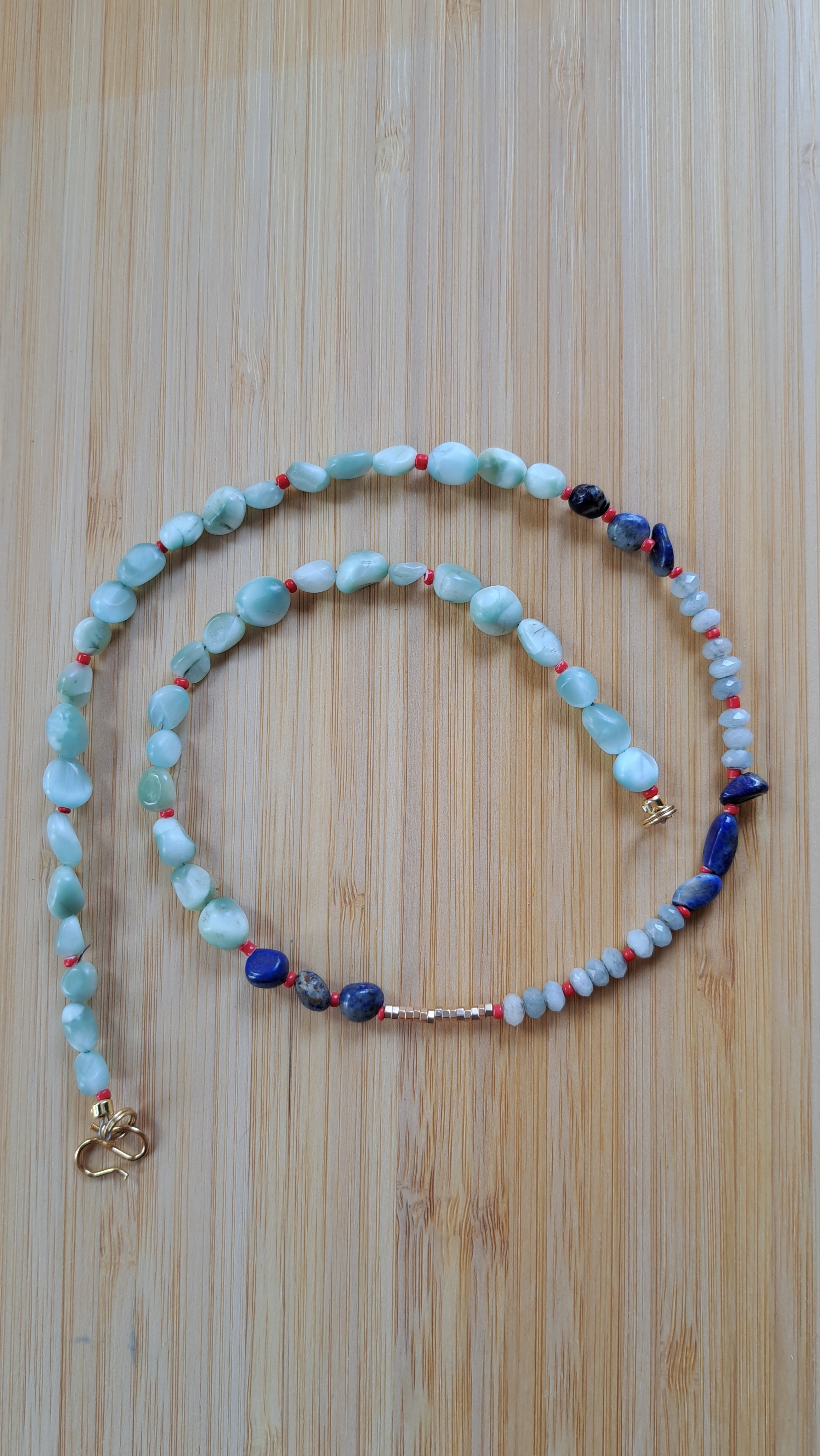 Larimar and lapis