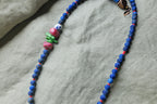Lapis lazuli and lava stone