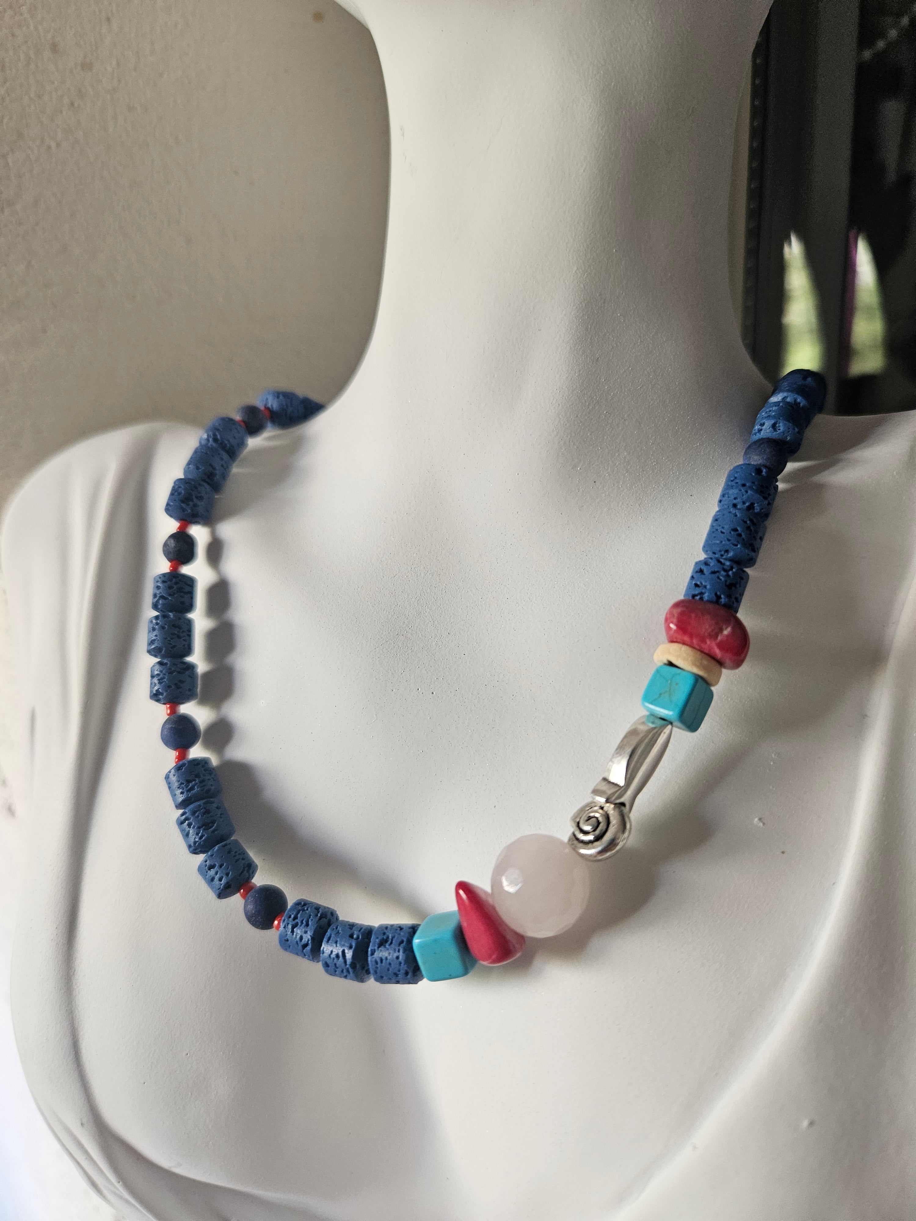 Lava stone and Lapis Lazuli 