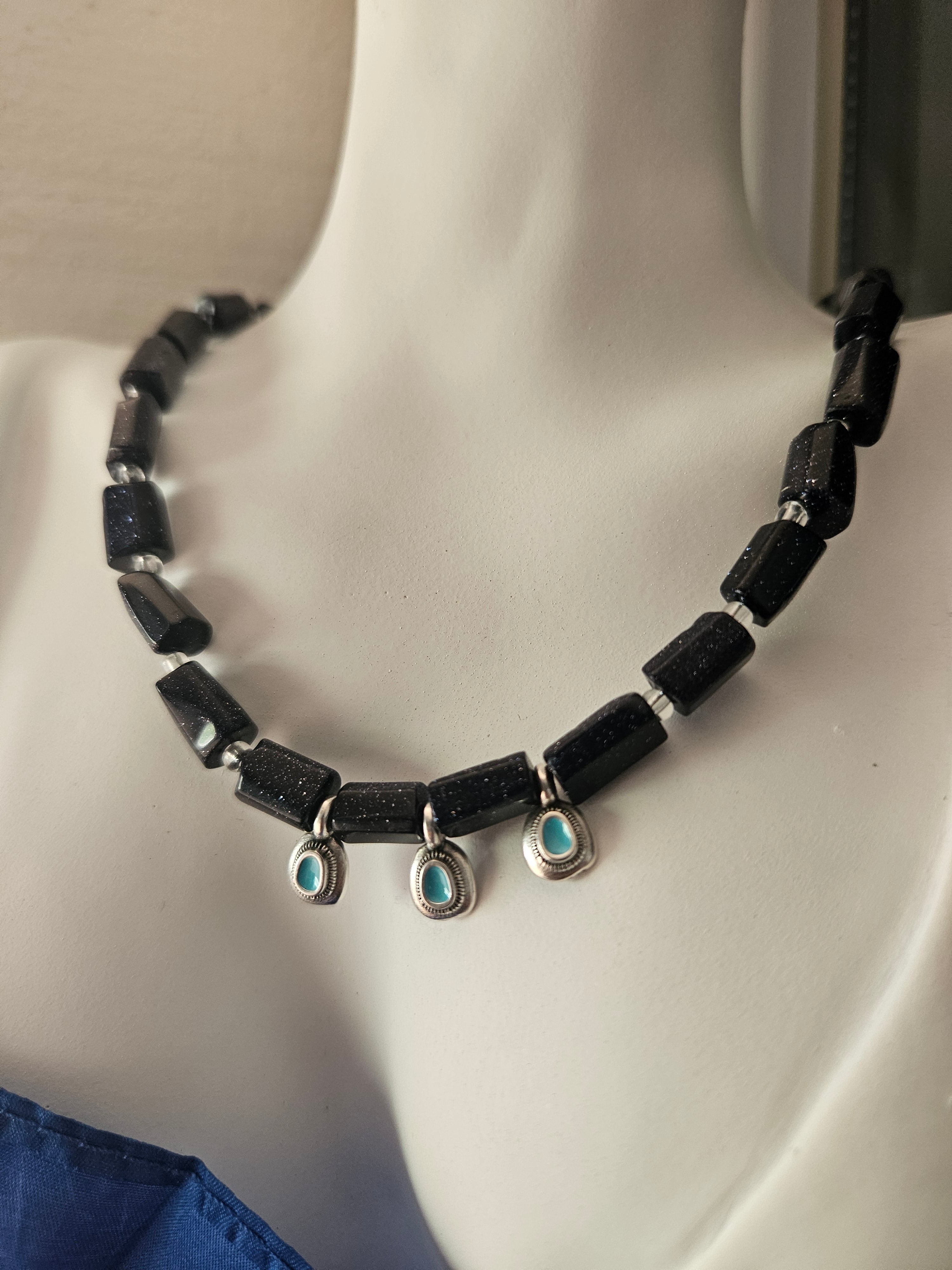 Sunstone and stainless steel 