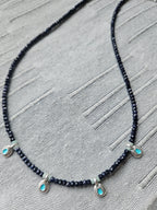 Goldstone and larimar