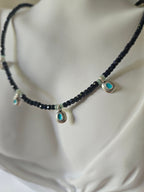 Goldstone and larimar