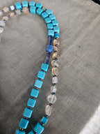 Synthetic turquoise, citrine and Indonesian details 