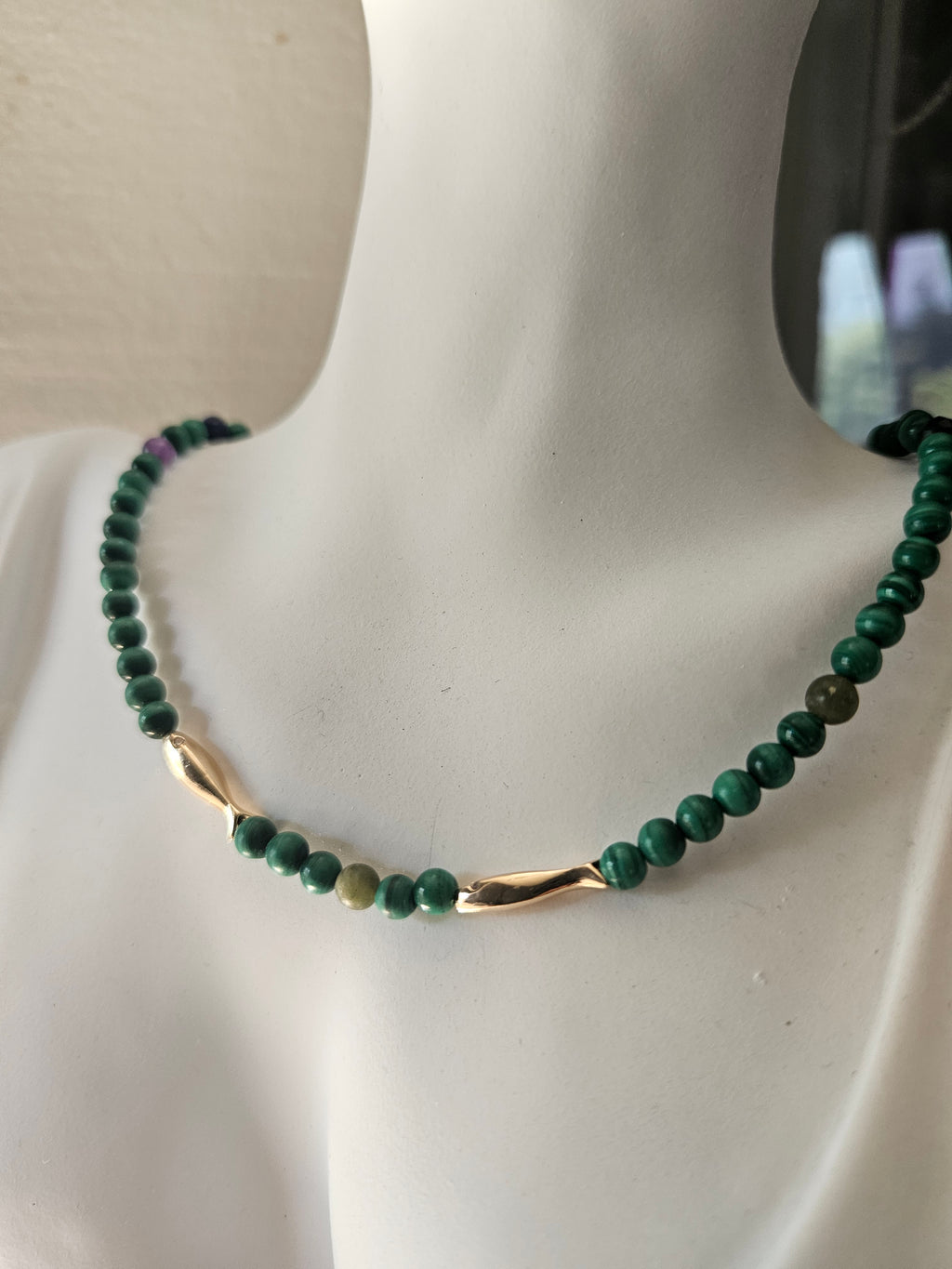 Malachite si inox