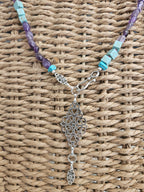 Amethyst and turquoise