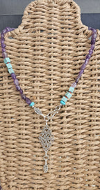 Amethyst and turquoise