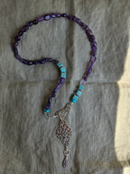 Amethyst and turquoise
