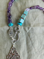 Amethyst and turquoise