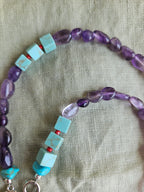 Amethyst and turquoise