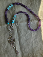 Amethyst and turquoise