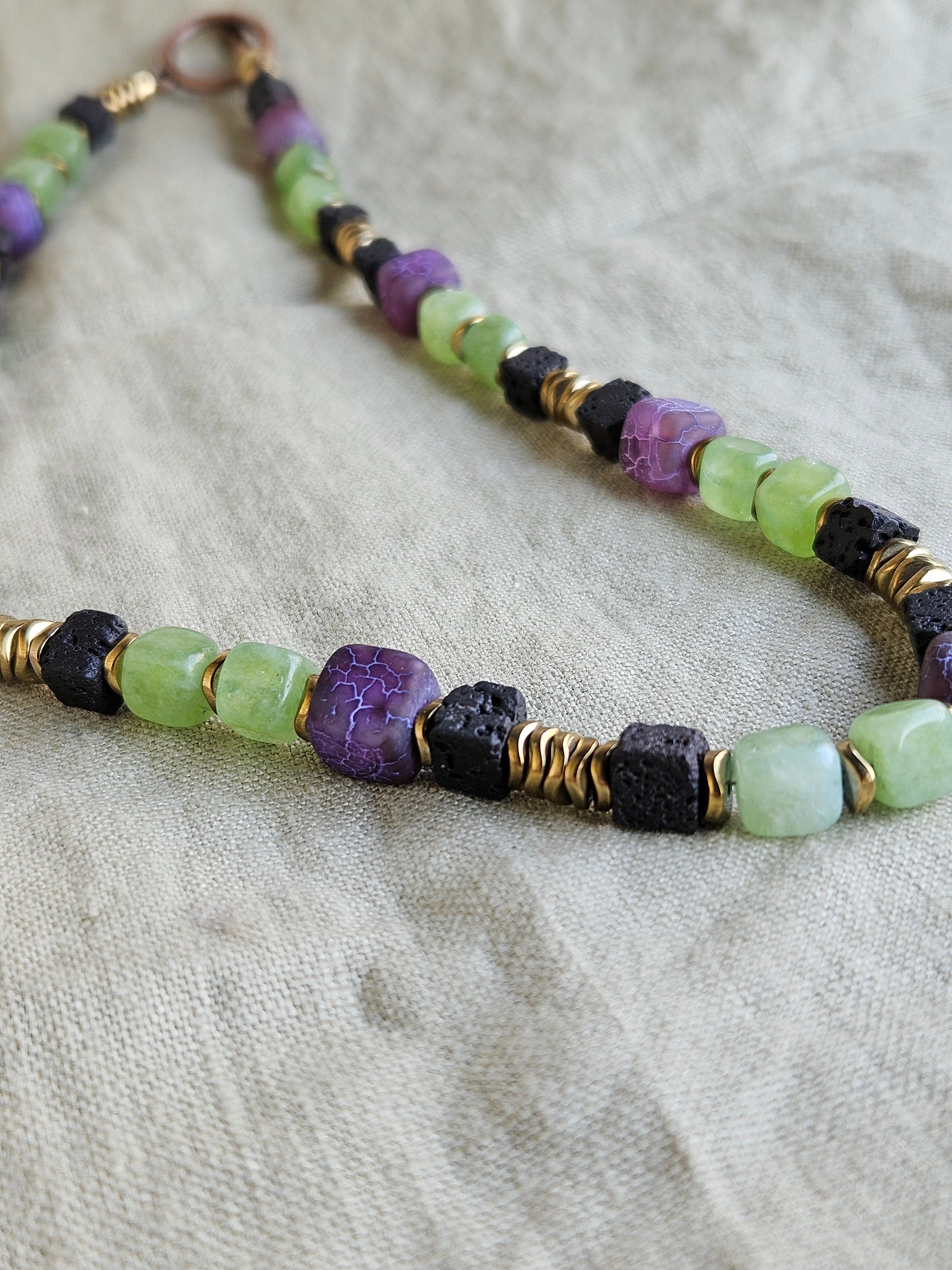 Jad, frozen ametist lava stone si hematite