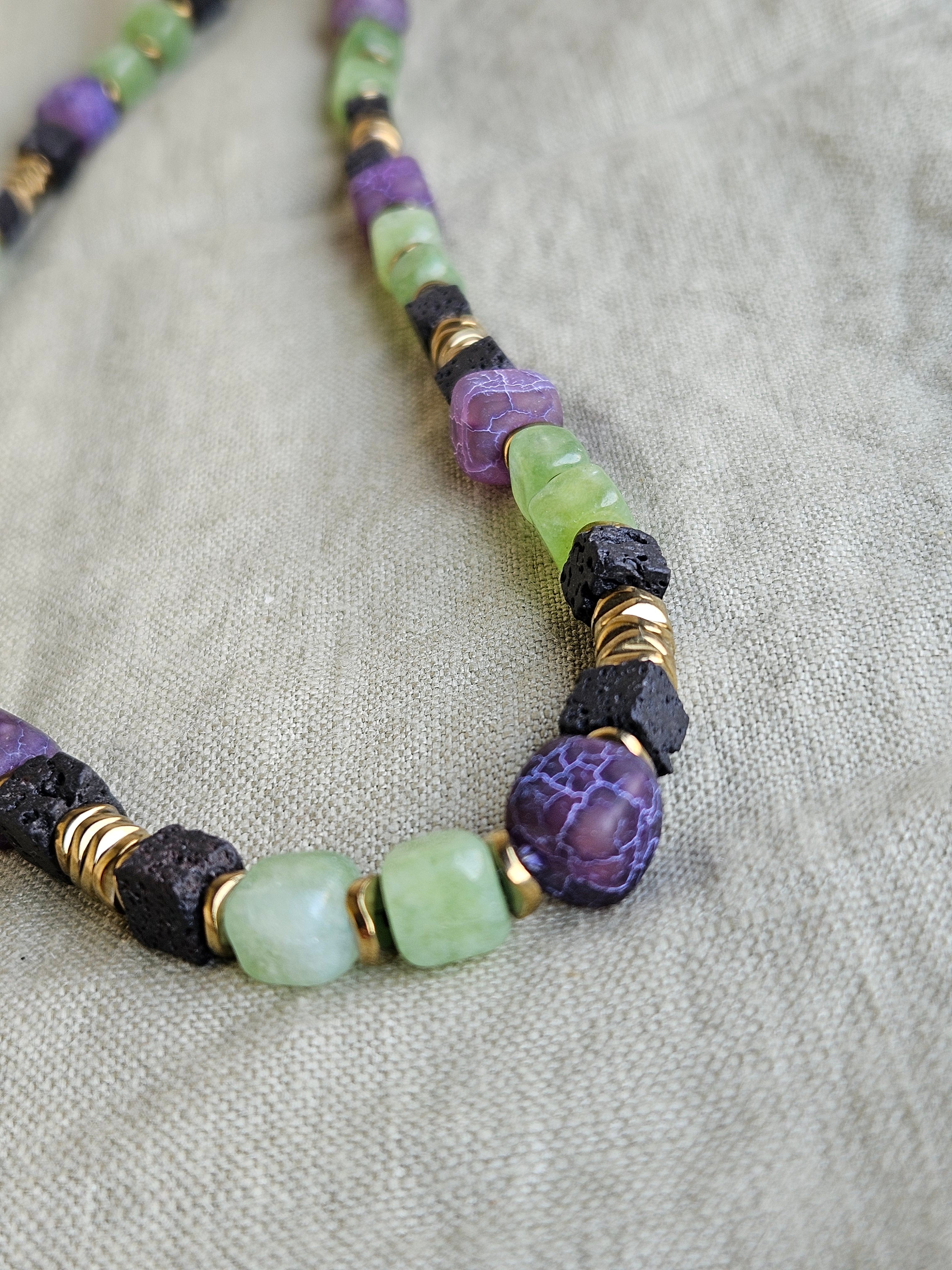 Jad, frozen ametist lava stone si hematite