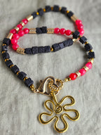 Agat rosu, lavastone si hematite