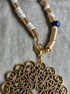 Lapis, hematite mate si coral sintetic